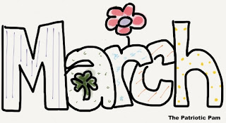 Clip Art Picture of March